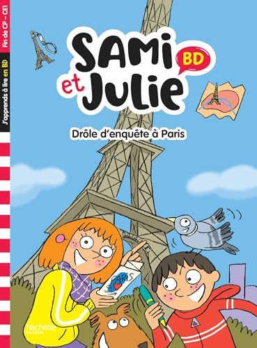 J'apprends à lire avec Sami et Julie en BD : CP-CE1 : Drôle d'enquête à Paris